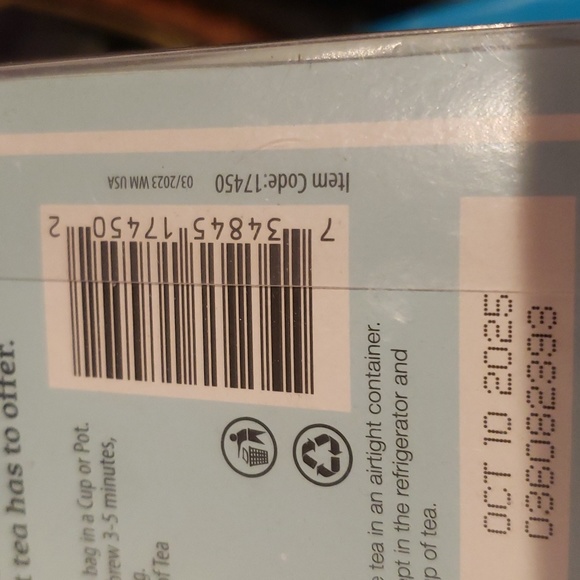 Chami Tea Hexagon w/ 6 Festive Flavors - Picture 5 of 5